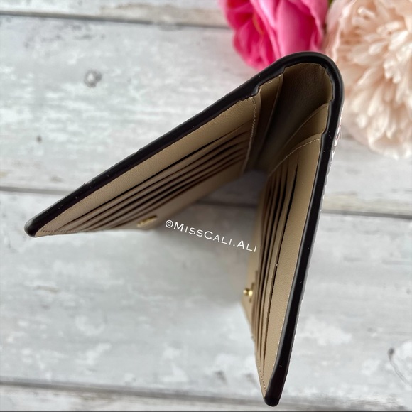 NWT COACH 🐞Ladybug Floral Slim Long Wallet Bag - Picture 4 of 13